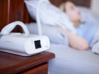 Image of a bipap machine on rent in Delhi