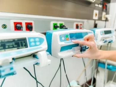 Image of a syringe pump on rent in Delhi